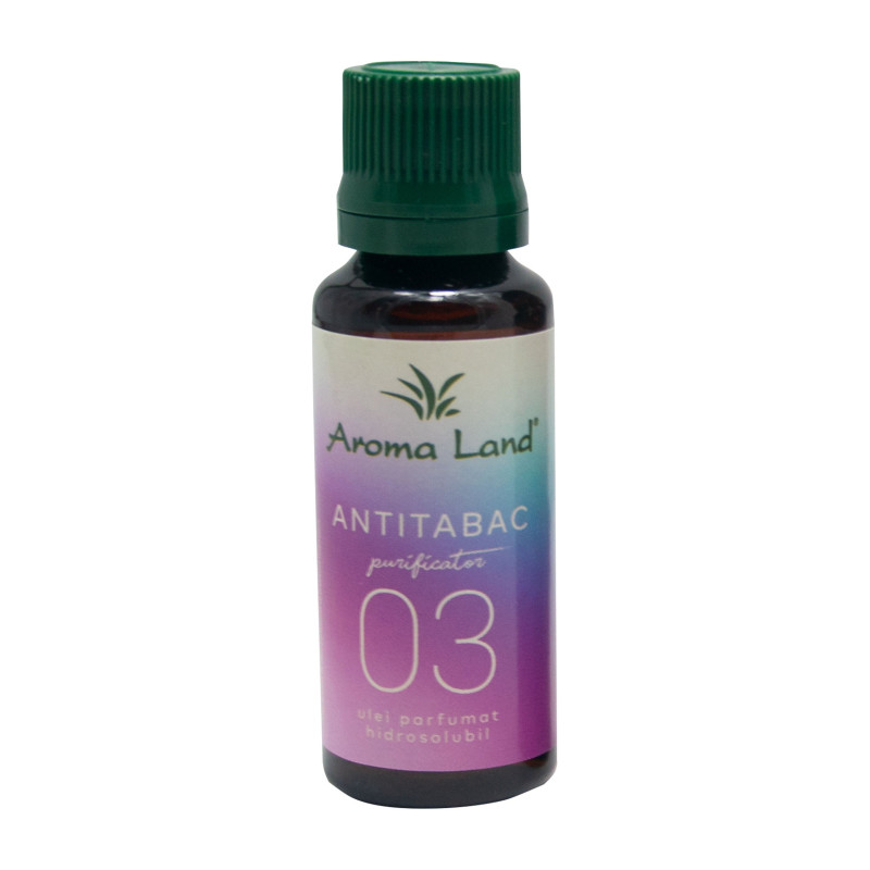 Ulei parfumat aromaterapie, Aroma Land, hidrosolubil, antitabac, 30 ml Ulei parfumat aromaterapie, Aroma Land, hidrosolubil, antitabac, 30 ml