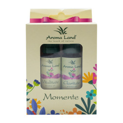 Ulei parfumat aromaterapie, Aroma Land, Vitalitate si Claritate, violete + fructe de padure / bergamot + gardenia + menta, 10 ml