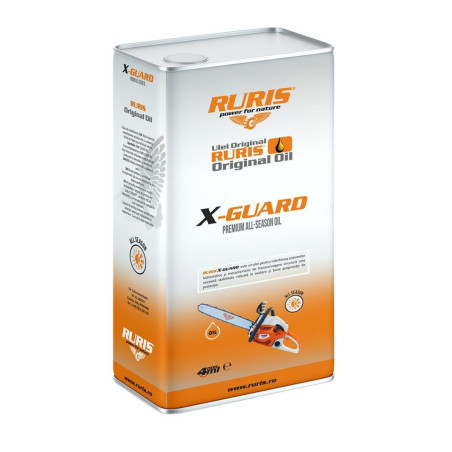 Ulei pentru ungere lant drujba / motofierastrau Ruris X-Guard, 4L
