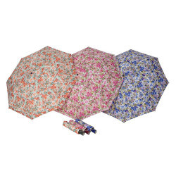 Umbrela de ploaie pentru adulti, Magic Trend, pliabila, automata, diverse culori, 98 cm, rezistenta la vant