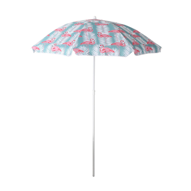 Umbrela soare de plaja / gradina, rotunda, structura metal, multicolor, D 160 cm Umbrela soare de plaja / gradina, rotunda, structura metal, multicolor, D 160 cm