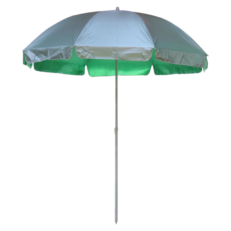 Umbrela soare de plaja / gradina, WH002-3, rotunda, structura metal, verde, D 240 cm Umbrela soare de plaja / gradina, WH002-3, rotunda, structura metal, verde, D 240 cm