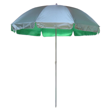 Umbrela soare de plaja / gradina, WH002-3, rotunda, structura metal, verde, D 240 cm