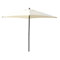 Umbrela soare de terasa / gradina, Grandio Mob Simply, patrata, structura metal, crem, 200 x 200 cm