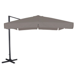 Umbrela soare de terasa / gradina Havana Grandio Mob, patrata, structura metal, gri, 300 x 300 cm