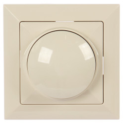 Variator de tensiune Abex Perla SO-1P, bej, 400W, rama inclusa