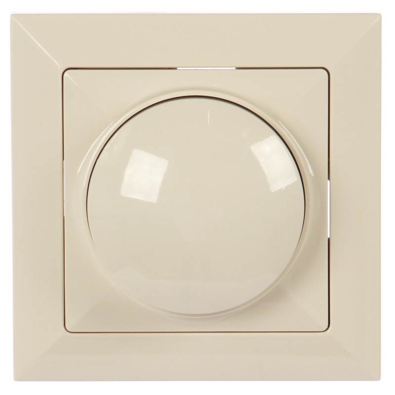 Variator de tensiune Abex Perla SO-1P, bej, 400W, rama inclusa