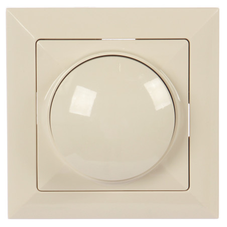 Variator de tensiune Abex Perla SO-1P, bej, 400W, rama inclusa