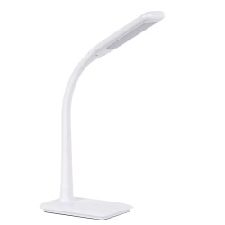 Veioza LED Hoff Billy, 8.5W, 530lm, lumina neutra, dimabila, alba, moderna