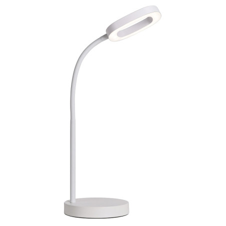 Veioza LED Hoff Mia, 8.5W, 620lm, lumina neutra, dimabila, alba, moderna