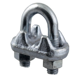 Brida zincata pentru legare cablu otel de 10 mm, Cablero CD011A010U