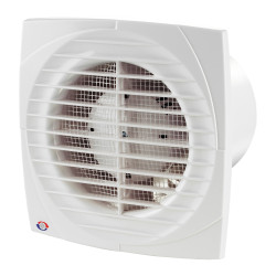 Ventilator baie, axial, Vents 100 DT, cu timer, cu plasa anti-insecte, plastic, IP34, 14 W, 2300 RPM, 95 mc/h, D 100 mm