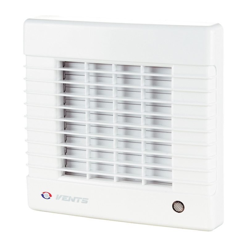 Ventilator baie, axial, Vents 100 MA, cu jaluzele automate, plastic, IP24, 18 W, 2300 RPM, 98 mc/h, D 100 mm