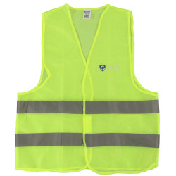 Vesta semnalizare cu banda reflectorizanta 1902, galben neon, marimea XXL