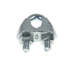Brida zincata pentru legare cablu otel de 6 mm, Cablero CD011A06U