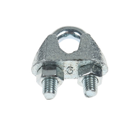 Brida zincata pentru legare cablu otel de 6 mm, Cablero CD011A06U