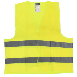 Vesta semnalizare cu banda reflectorizanta, Neon 9195, galben, marimea  XL
