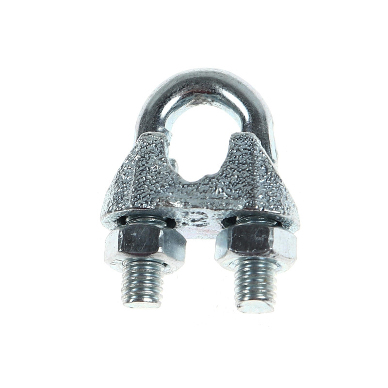 Brida zincata pentru legare cablu otel de 8 mm, Cablero CD011A08U, set 2 bucati Brida zincata pentru legare cablu otel de 8 mm, Cablero CD011A08U, set 2 bucati
