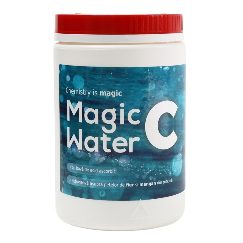 Vitamina C piscina Magic Water C, Kloer, pentru apa piscina, 1 kg