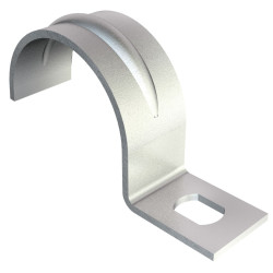 Brida zincata pentru teava, OBO 1003208, otel zincat galvanizat, 20 mm, set 100 bucati