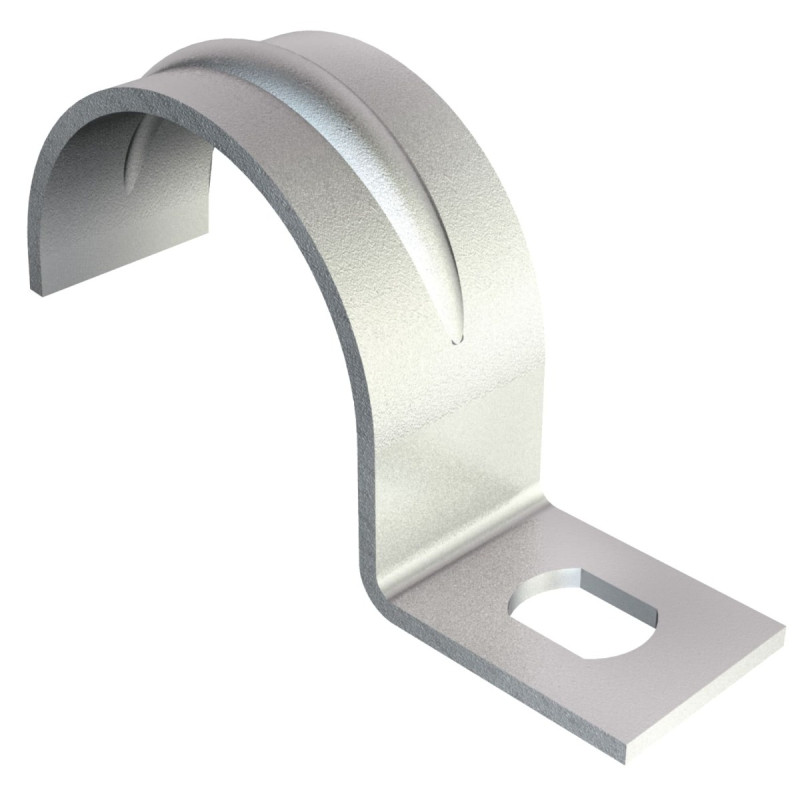 Brida zincata pentru teava, OBO 1003208, otel zincat galvanizat, 20 mm, set 100 bucati