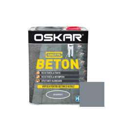Vopsea alchidica Direct pe beton Oskar, interior / exterior, gri antracit, 2.5 L