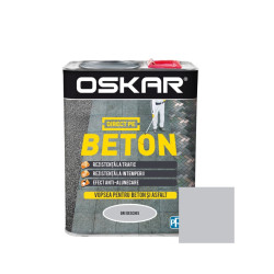 Vopsea alchidica Direct pe beton Oskar, interior / exterior, gri deschis, 2.5 L