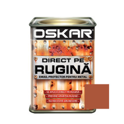 Vopsea alchidica Direct pe rugina Oskar, interior / exterior, cupru metalizat, 0.5 L