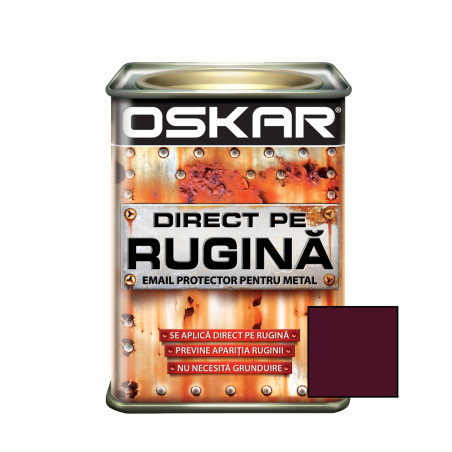 Vopsea alchidica Direct pe rugina Oskar, interior / exterior, visiniu lucios, 0.5 L