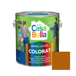Vopsea alchidica pentru lemn / metal, Casabella, interior / exterior, ocru, 2.5 L
