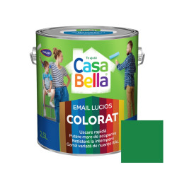 Vopsea alchidica pentru lemn / metal, Casabella, interior / exterior, verde, 2.5 L
