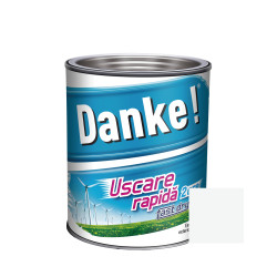 Vopsea alchidica pentru lemn / metal, Danke! Uscare Rapida, interior / exterior, alb, 2.5 L