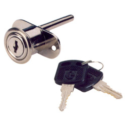 Broasca cu cilindru, pentru montaj frontal, din otel cromat, D 16.5 mm