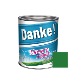 Vopsea alchidica pentru lemn / metal, Danke! Uscare Rapida, interior / exterior, verde deschis, 0.75 L