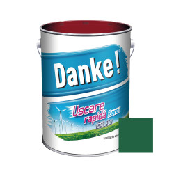 Vopsea alchidica pentru lemn / metal, Danke! Uscare Rapida, interior / exterior, verde inchis, 4 L