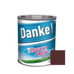 Vopsea alchidica pentru lemn / metal, Danke! Uscare Rapida, interior / exterior, visiniu, 0.75 L