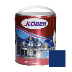 Vopsea alchidica pentru lemn / metal, Kober Ideea, interior / exterior, albastru mediu, 4 L