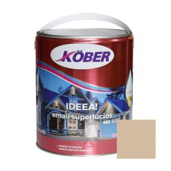 Vopsea alchidica pentru lemn / metal, Kober Ideea, interior / exterior, bej, 4 L