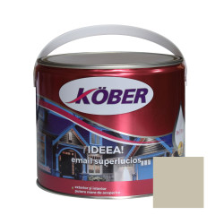 Vopsea alchidica pentru lemn / metal, Kober Ideea, interior / exterior, crem ivoire, 2.5 L