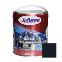 Vopsea alchidica pentru lemn / metal, Kober Ideea, interior / exterior, gri antracit, 4 L