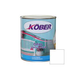Vopsea alchidica pentru lemn / metal, Kober Opal, interior / exterior, alb, 0.75 L