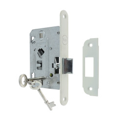Broasca ingropata pentru usa interior, Yale 635.1 SVA AI, cu 2 chei, 43 x 72 mm