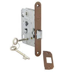Broasca ingropata pentru usa interior, Yale 635.1 SVG AI, cu 2 chei, 43 x 72 mm