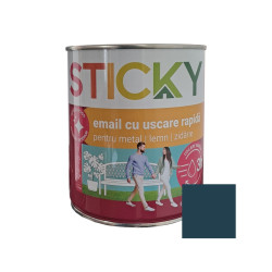 Vopsea alchidica pentru lemn / metal, Sticky uscare rapida, interior / exterior, gri antracit, 0.75 L