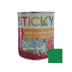 Vopsea alchidica pentru lemn / metal, Sticky uscare rapida, interior / exterior, verde, 0.75 L