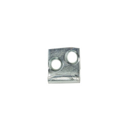Accesoriu zavor lada, tabla zincata,  17 x 15 mm