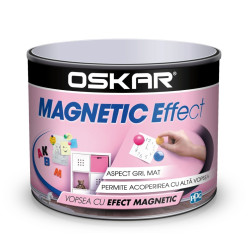 Vopsea decorativa cu efect magnetic Oskar Magnetic Effect, interior, 0.5 L