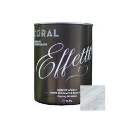 Vopsea decorativa, interior, Coral Effetto, Cesena / gri, 0.9 L
