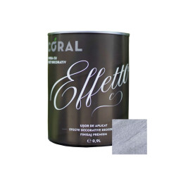 Vopsea decorativa, interior, Coral Effetto, Viterbo / gri, 0.9 L