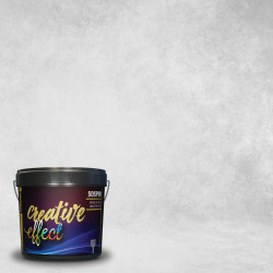 Vopsea decorativa pe baza de apa, interior, Deko Creative Effect Sospiri, argintiu, 1.25 L